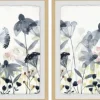 Framed Art-Kirkland's Home Happy Garden Diptych Framed Art Prints, Set Of 2 Blue/Red/Green