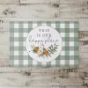 Kitchen & Floor Mats-Kirkland's Home Happy Place Buffalo Check Kitchen Mat Green