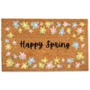 Doormats-Kirkland's Home Happy Spring Floral Doormat Brown/Multi