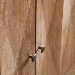 Cabinets & Sideboards-Kirkland's Home Hazelnut Prism Cabinet Brown
