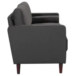 Sofas & Loveseats-Kirkland's Home Heather Chelsea Modern Loveseat Gray