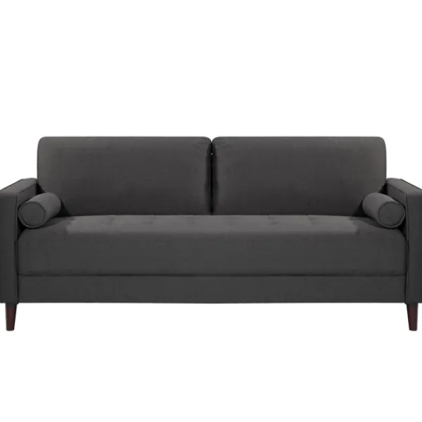 Sofas & Loveseats-Kirkland's Home Heather Chelsea Modern Sofa Gray