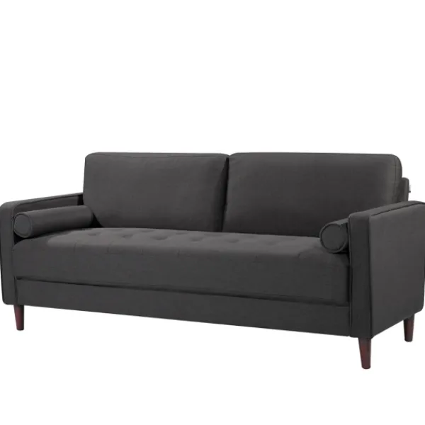 Sofas & Loveseats-Kirkland's Home Heather Chelsea Modern Sofa Gray