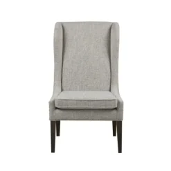 Dining Chairs-Kirkland's Home Heather High Wingback Dining Chair Gray
