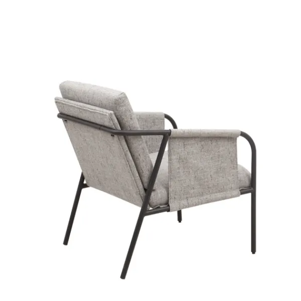 Accent Chairs-Kirkland's Home Heathered Exposed Frame Accent Chair Gray
