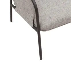 Accent Chairs-Kirkland's Home Heathered Exposed Frame Accent Chair Gray