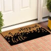Doormats-Kirkland's Home Hello Goodbye Upside Down Doormat Tan/Black