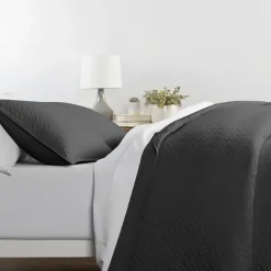 Bedspreads & Coverlets-Kirkland's Home Herring 3-Pc. Queen Quilted Coverlet Set Gray