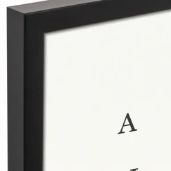 Wall Quotes & Signs-Kirkland's Home Hi Alphabet Framed Canvas Wall Plaque Black/White