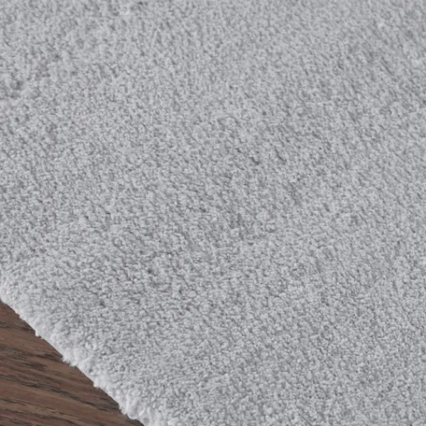 Bathroom Rugs-Kirkland's Home High Pile Marshmallow Bath Mat, 40 In. Gray