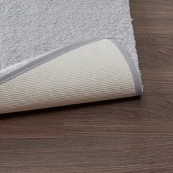 Bathroom Rugs-Kirkland's Home High Pile Marshmallow Bath Mat, 30 In. Gray