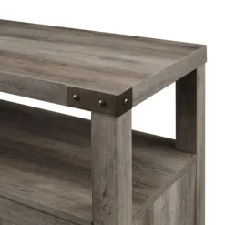 Tv Stands & Media Consoles-Kirkland's Home Highboy Barn Door Tv Stand Gray