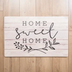 Kitchen & Floor Mats-Kirkland's Home Home Sweet Home Kitchen Mat Ivory/Black