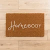 Doormats-Kirkland's Home Homebody Coir Doormat Brown/White