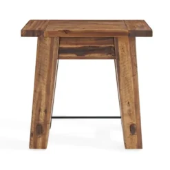Accent & End Tables-Kirkland's Home Honey Acacia Rustic Accent Table Tan