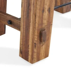 Accent & End Tables-Kirkland's Home Honey Acacia Rustic Accent Table Tan