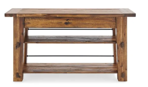 Console Tables-Kirkland's Home Honey Acacia Rustic Console Table Tan