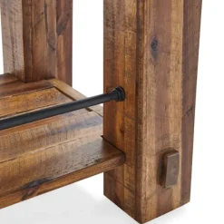 Console Tables-Kirkland's Home Honey Acacia Rustic Console Table Tan