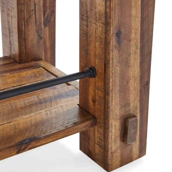 Console Tables-Kirkland's Home Honey Acacia Rustic Console Table Tan