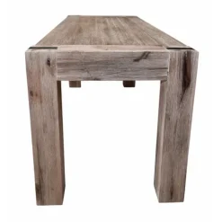 Benches & Ottomans-Kirkland's Home Honey Brushed Acacia Wood Rustic Bench Brown
