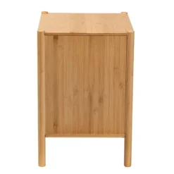 Nightstands-Kirkland's Home Honey Crescent Window 2-Drawer Nightstand Brown