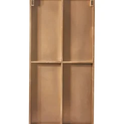 Wall Quotes & Signs-Kirkland's Home Honey Geometric Mirror Rec Gle Wall Plaque Tan