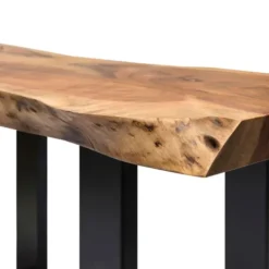 Coffee Tables-Kirkland's Home Honey Live Edge 3-Pc. Coffee And Accent Table Set Tan