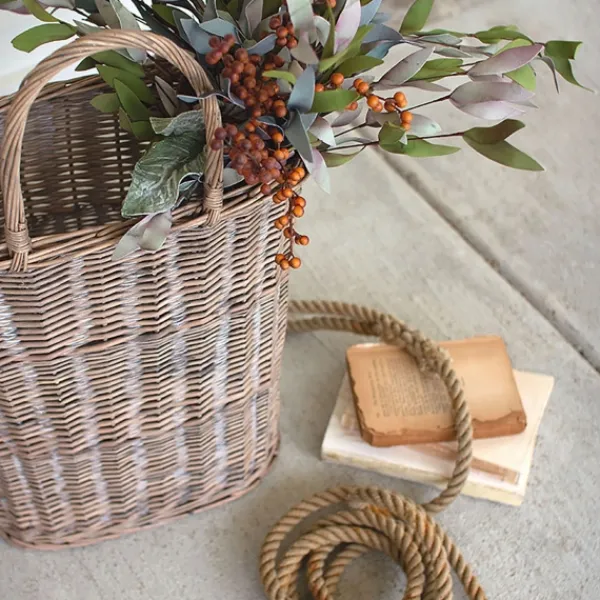 Baskets & Boxes-Kirkland's Home Honey Wicker Tall Oval Baskets, Set Of 2 Brown