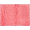 Bathroom Rugs-Kirkland's Home Hot Asymmetrical Cotton Bath Mat, 34 In. Pink