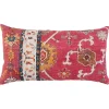Pillows-Kirkland's Home Hot Pink Vintage Rug Lumbar Pillow Pink/Orange