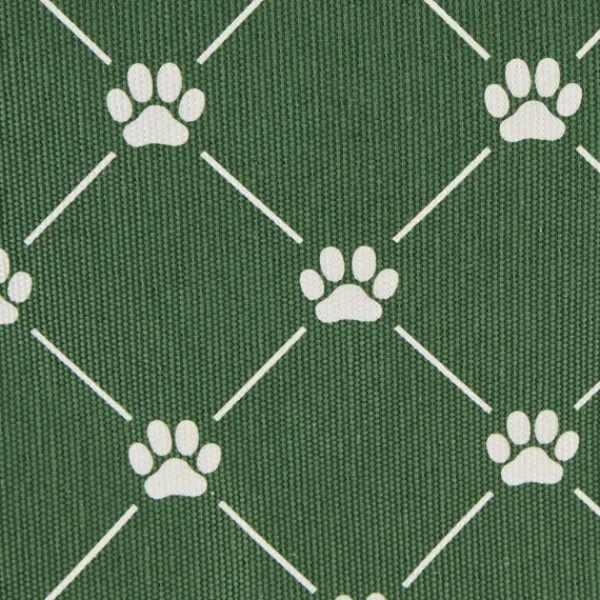 Baskets & Boxes-Kirkland's Home Hunter Trellis Paw Print Storage Basket, 14 In. Green