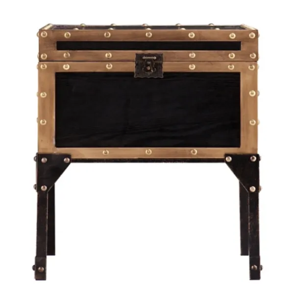 Accent & End Tables-Kirkland's Home Hypatia Travel Trunk Side Table