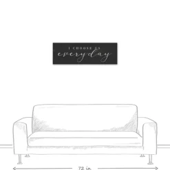 Wall Quotes & Signs-Kirkland's Home I Choose Us Every Day Canvas Wall Plaque Black/White