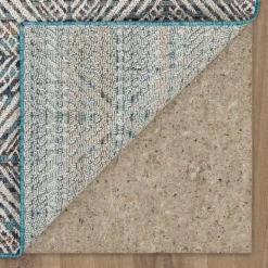 Outdoor Rugs-Kirkland's Home Ikat Diamond Indigo Outdoor Area Rug, 5X7 Blue/White/Tan
