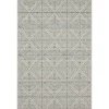 Outdoor Rugs-Kirkland's Home Ikat Diamond Light Outdoor Area Rug, 5X7 White/Gray/Blue