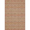 Outdoor Rugs-Kirkland's Home Ikat Diamond Sunset Outdoor Area Rug, 5X7 Red/Yellow/White