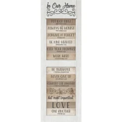 Wall Quotes & Signs-Kirkland's Home In Our Home Shutter Canvas Art Print White/Black/Brown