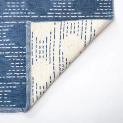 Outdoor Rugs-Kirkland's Home Indigo Shibori Outdoor Area Rug, 6X9 Blue