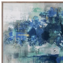 Framed Art-Kirkland's Home Indigo Tree Of Life Light Gray Framed Art Print Blue/Gray