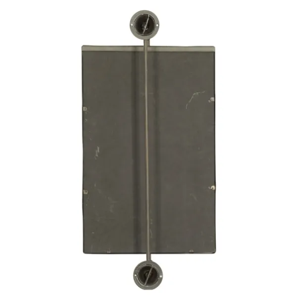 Decorative Mirrors-Kirkland's Home Industrial Distressed Iron Mount Mirror Gray