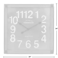 Clocks-Kirkland's Home Industrial Square Liam Clock