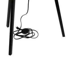 Floor Lamps-Kirkland's Home Industrial Tripod Wooden Floor Lamp Ivory