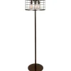 Floor Lamps-Kirkland's Home Industrial Wire Floor Lamp Black