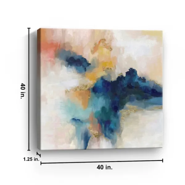 Canvas Art-Kirkland's Home Infinity Giclee Canvas Art Print Blue/White