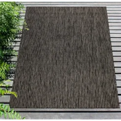 Outdoor Rugs-Kirkland's Home Intertwine Indoor/Outdoor Area Rug, 7X9 Black