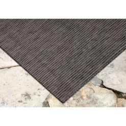 Outdoor Rugs-Kirkland's Home Intertwine Indoor/Outdoor Area Rug, 4X7 Black