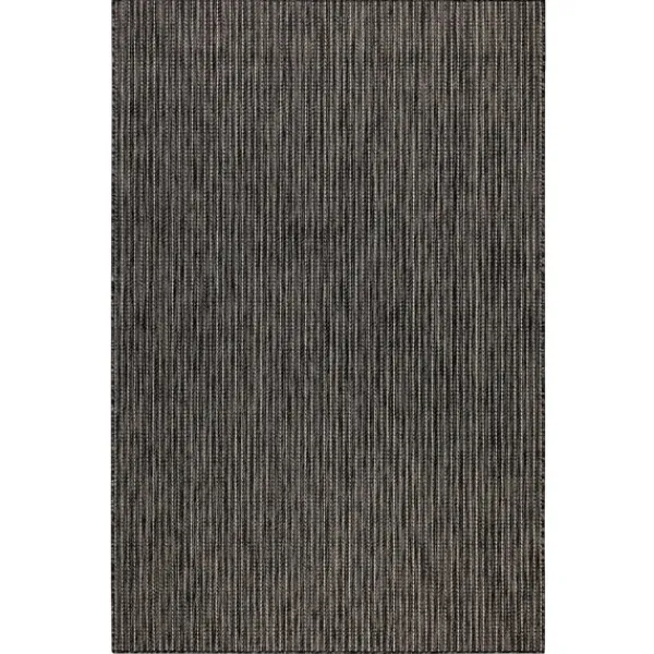 Outdoor Rugs-Kirkland's Home Intertwined Santal Outdoor Area Rug, 6X9 Black