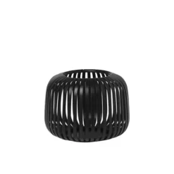 Lanterns-Kirkland's Home Irma Steel Small Open Rods Lantern Black