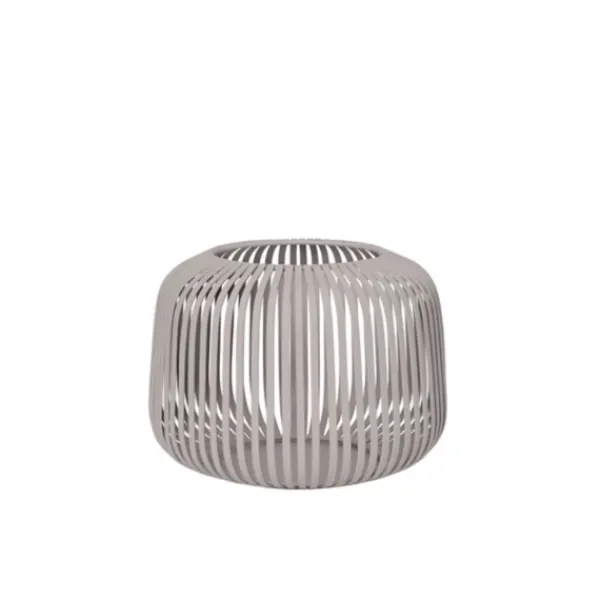 Lanterns-Kirkland's Home Irma Steel Small Open Rods Lantern Gray
