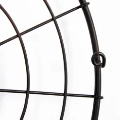 Wall Plaques-Kirkland's Home Iron And Wood Layered Plates Wall Plaque Black